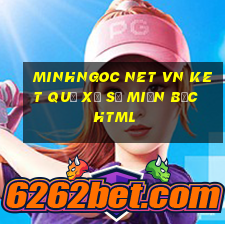 minhngoc net vn ket quả xổ số miền bắc html