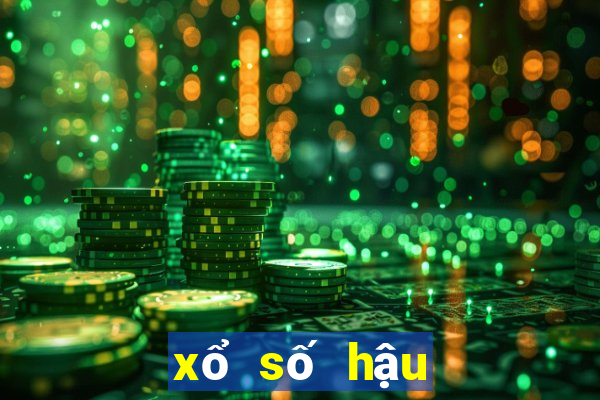 xổ số hậu giang chiều nay