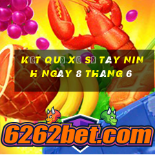 kết quả xổ số tây ninh ngày 8 tháng 6