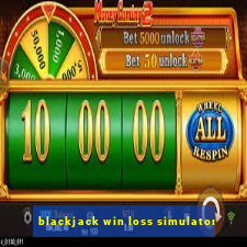 blackjack win loss simulator