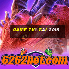 game thẻ bài 2016