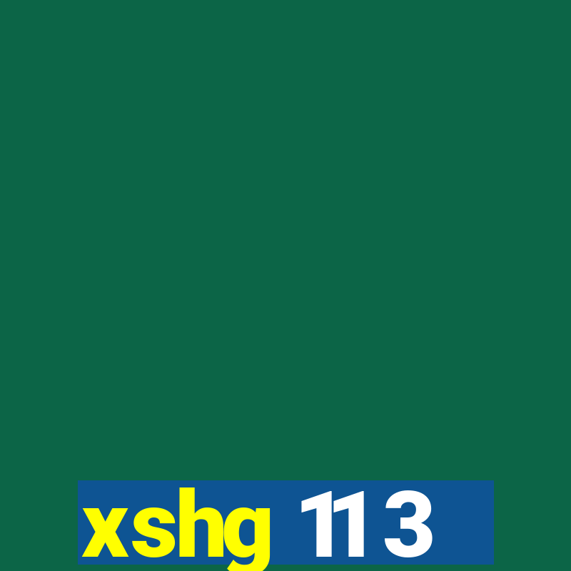 xshg 11 3