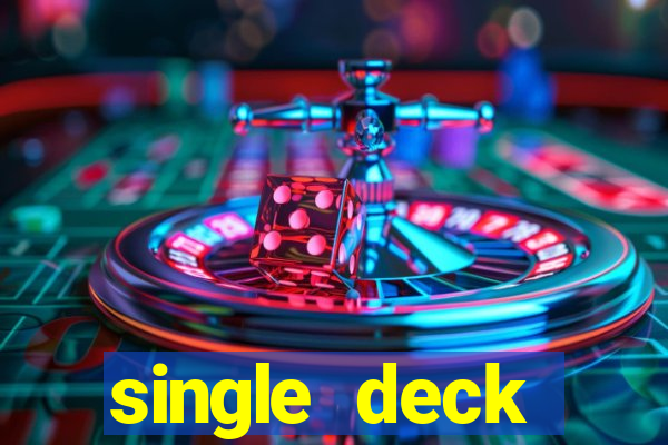 single deck blackjack book