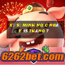 xổ số minh ngọc ngày 15 tháng 7