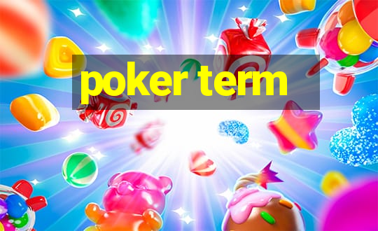 poker term