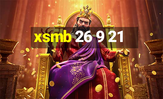 xsmb 26 9 21