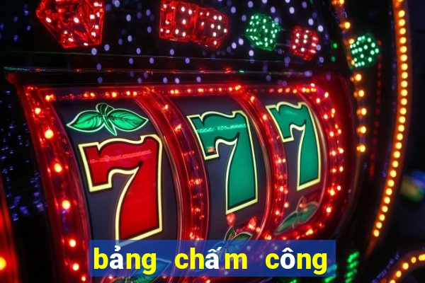 bảng chấm công cá nhân