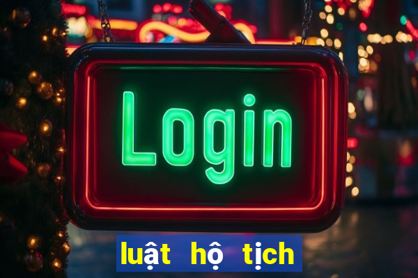 luật hộ tịch năm 2014