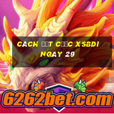 Cách đặt cược XSBDI ngày 29