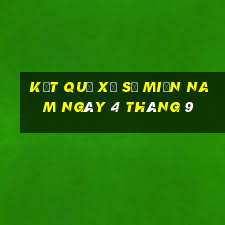 kết quả xổ số miền nam ngày 4 tháng 9