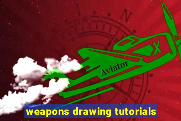 weapons drawing tutorials