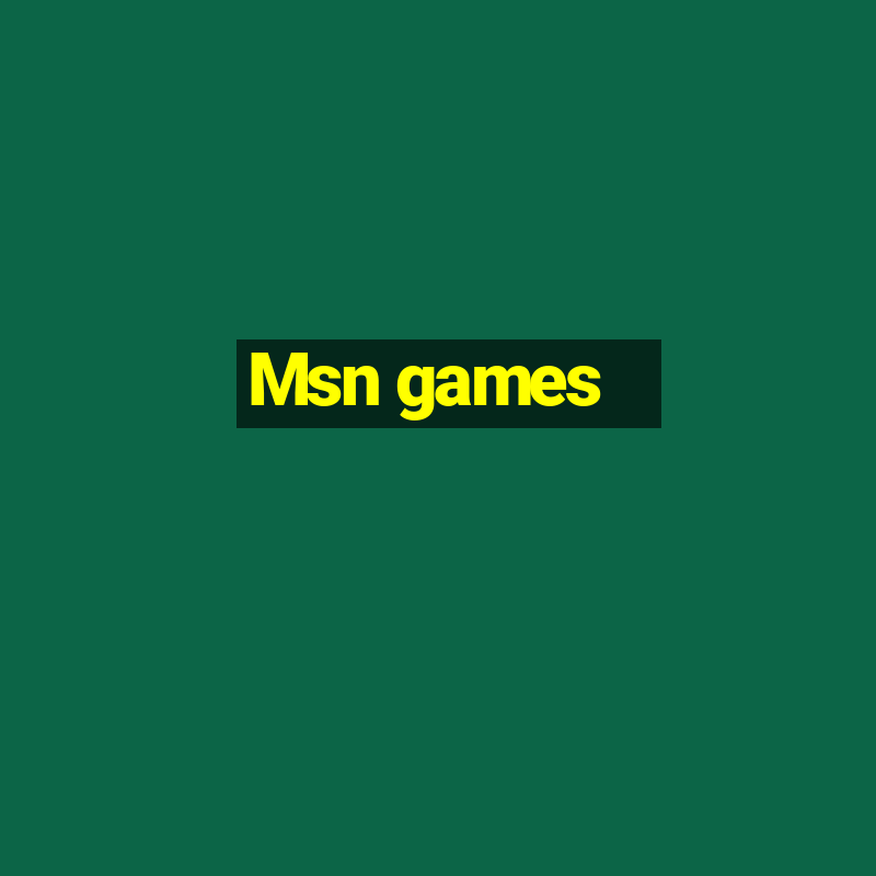 Msn games