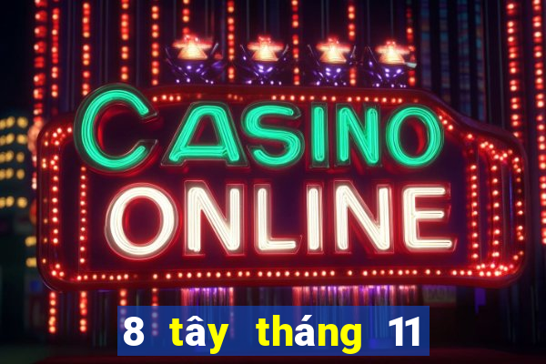 8 tây tháng 11 xổ số miền nam