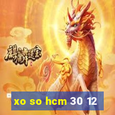 xo so hcm 30 12