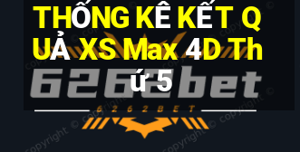 THỐNG KÊ KẾT QUẢ XS Max 4D Thứ 5