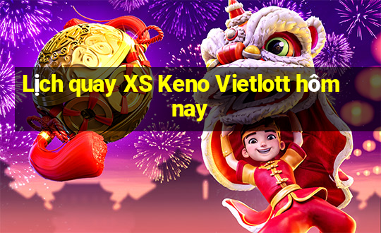 Lịch quay XS Keno Vietlott hôm nay