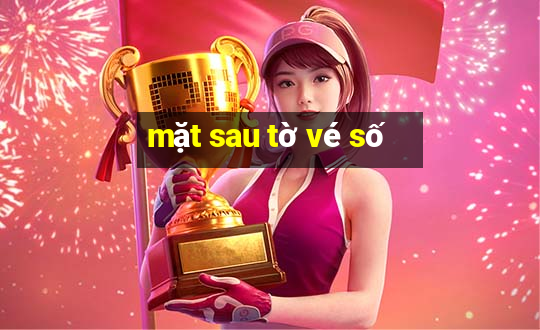 mặt sau tờ vé số