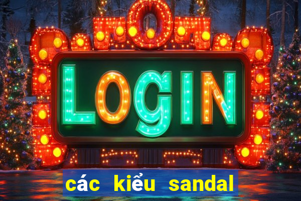 các kiểu sandal đế bệt