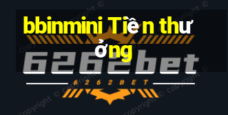 bbinmini Tiền thưởng