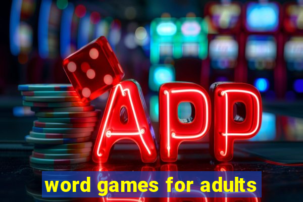 word games for adults