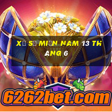 xổ số miền nam 13 tháng 6