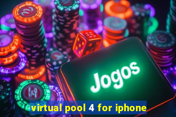 virtual pool 4 for iphone