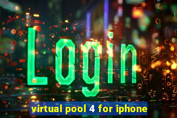 virtual pool 4 for iphone