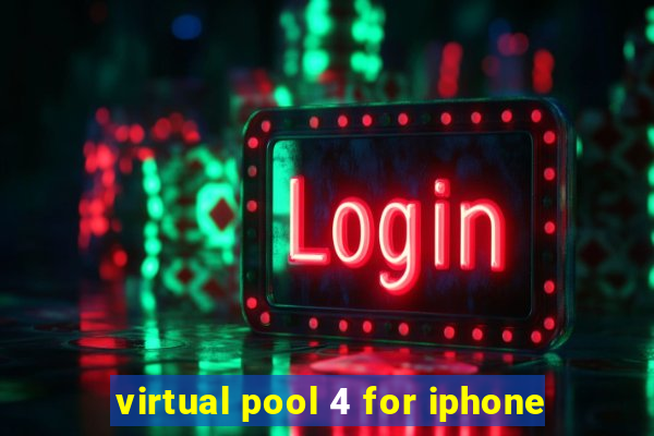 virtual pool 4 for iphone