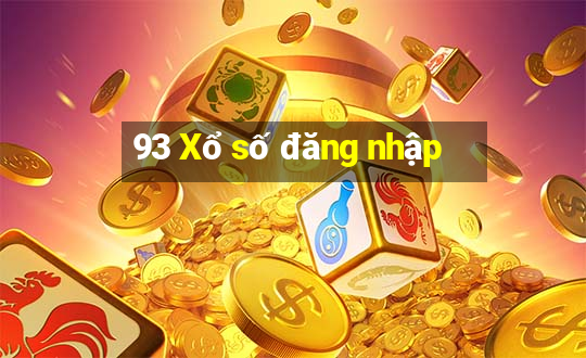 93 Xổ số đăng nhập