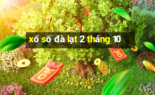 xổ số đà lạt 2 tháng 10