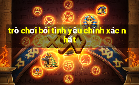 trò chơi bói tình yêu chính xác nhất