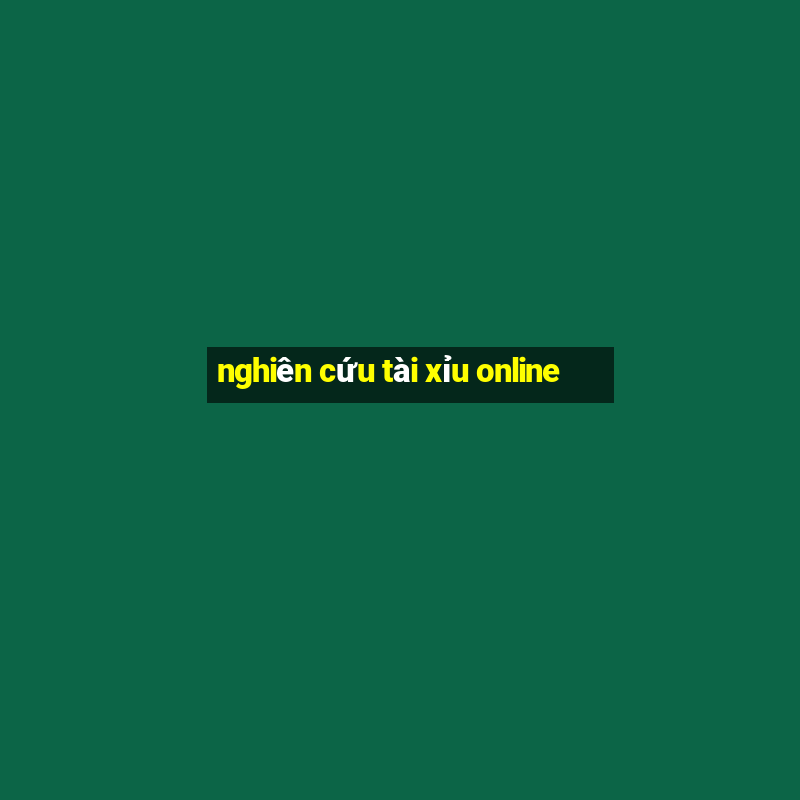 nghiên cứu tài xỉu online