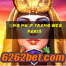 Đăng nhập trang web Paris