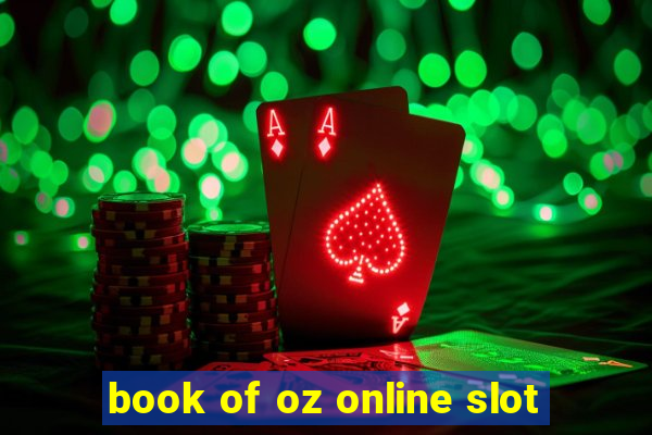 book of oz online slot