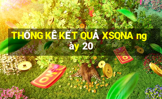 THỐNG KÊ KẾT QUẢ XSQNA ngày 20