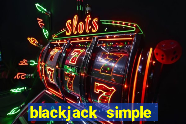 blackjack simple strategy card