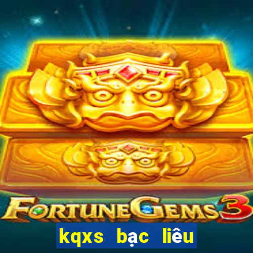 kqxs bạc liêu hôm nay