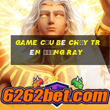 game cậu bé chạy trên đường ray