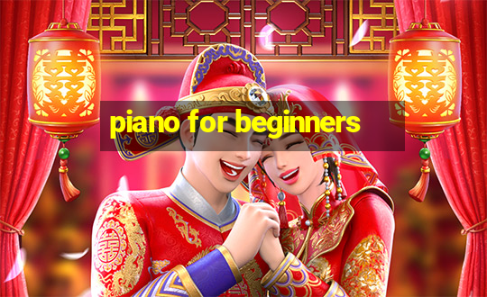 piano for beginners