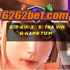 kết quả xổ số trà vinh hàng tuần