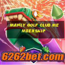 manly golf club membership