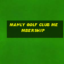 manly golf club membership