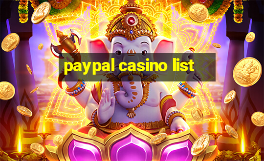 paypal casino list