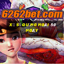 xổ số quảng ngãi 50 ngày