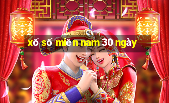 xổ số miền nam 30 ngày