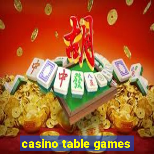 casino table games