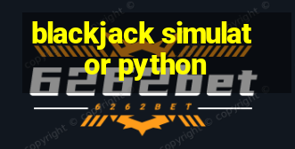 blackjack simulator python