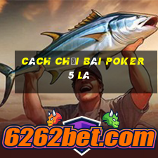 cách chơi bài poker 5 lá