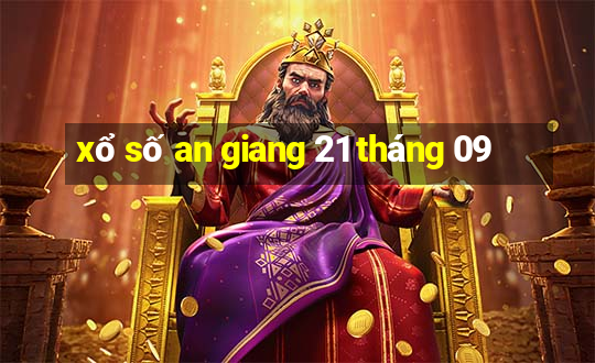 xổ số an giang 21 tháng 09