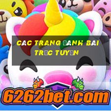 các trang đánh bài trực tuyến